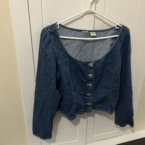 Levi’s Denim corset style top